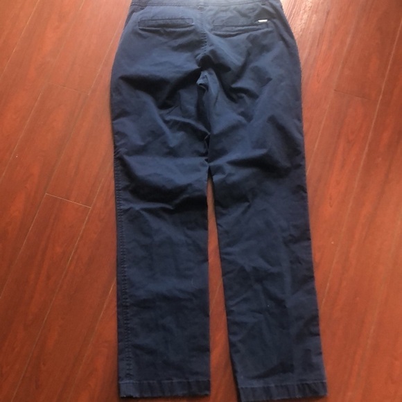 L.L. Bean Favorite Fit Size 4 Navy Trousers - Picture 7 of 12